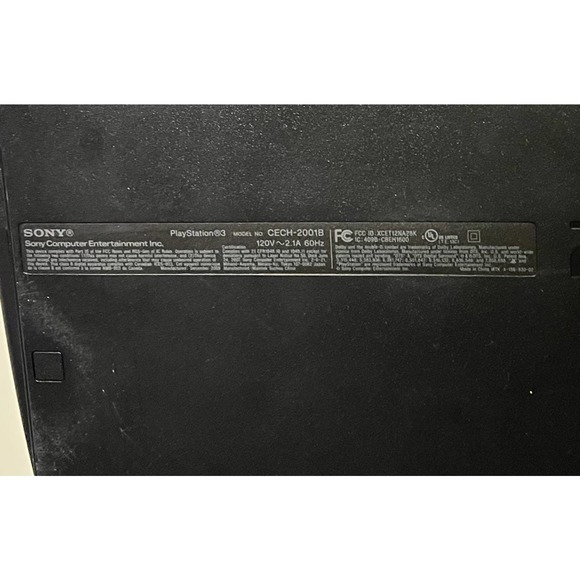 PlayStation 3 Slim Console in Black 120 GB